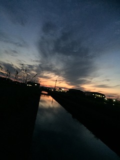 夕暮れラン