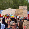 難民デモ in ロンドン