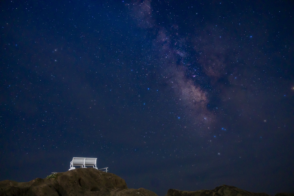 野島埼弾丸ツアー③星見るベンチ