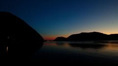 島の夕暮れ