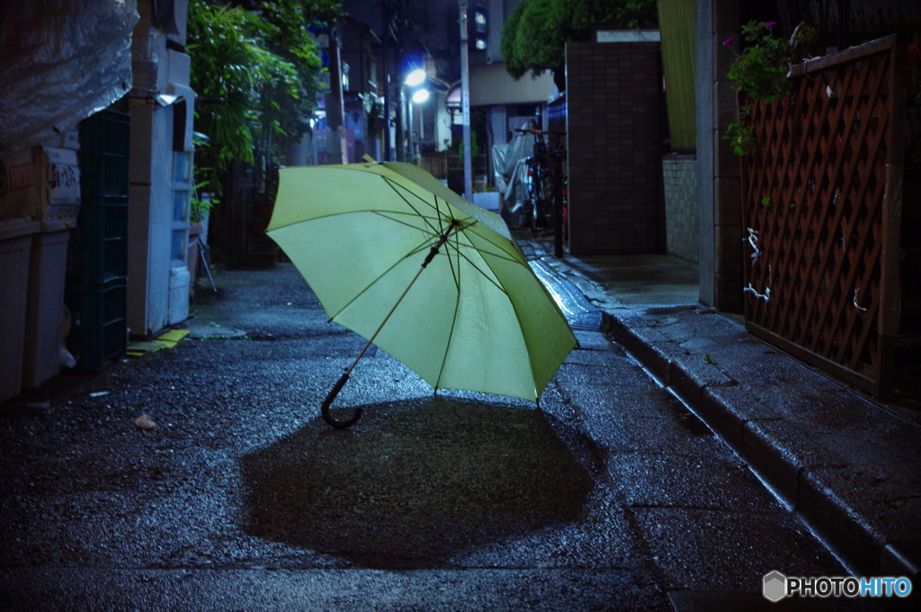 rainy town
