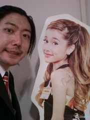 Hideo Ishihara With Ariana Grande