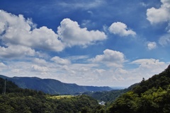 愛川の雲