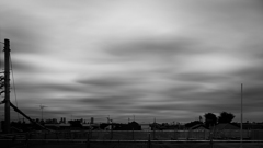 雲・窓の外の風景