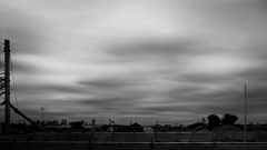 雲・窓の外の風景