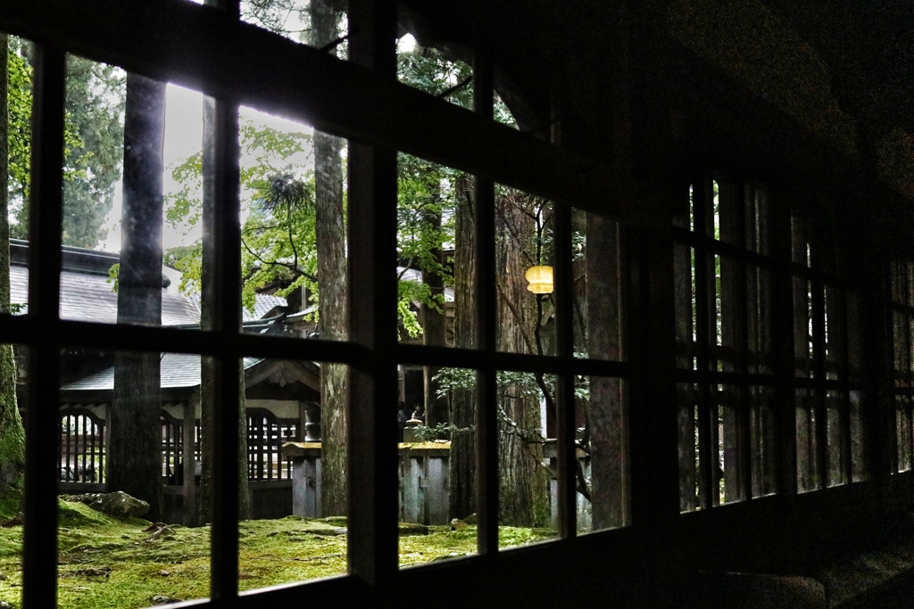 永平寺 窓景色
