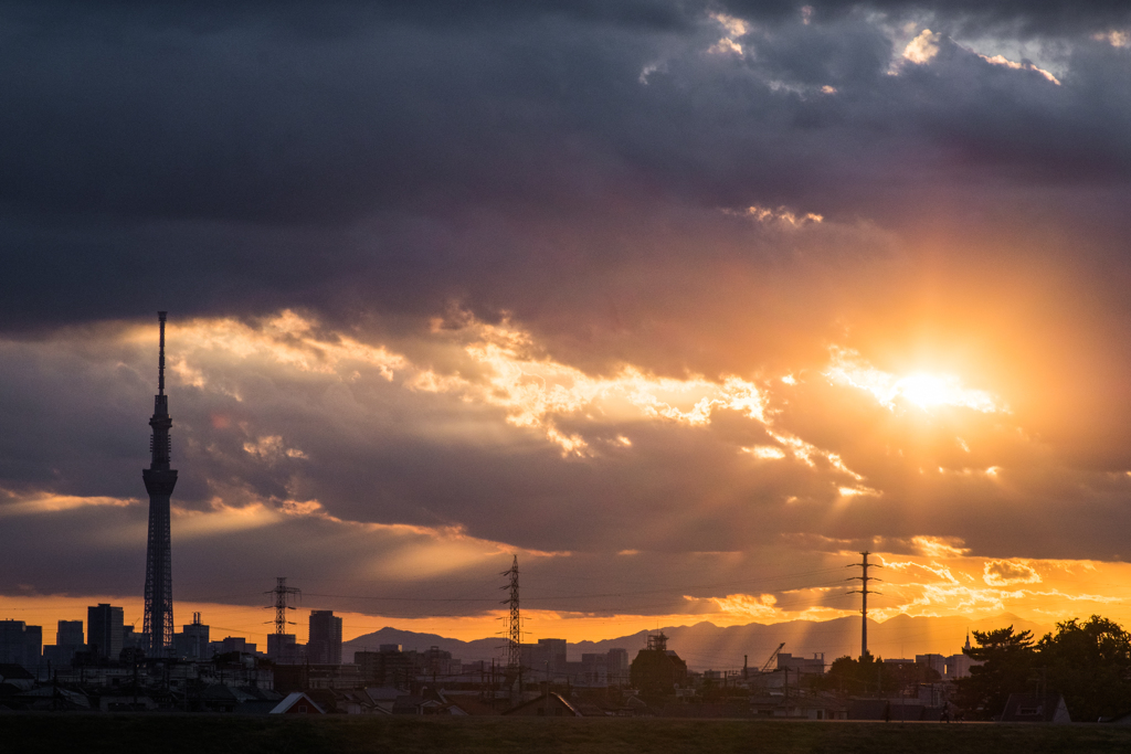 今日の夕空（11/11)