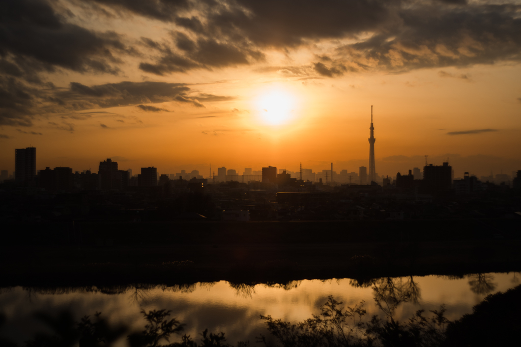  今日の夕暮れ(12/15)