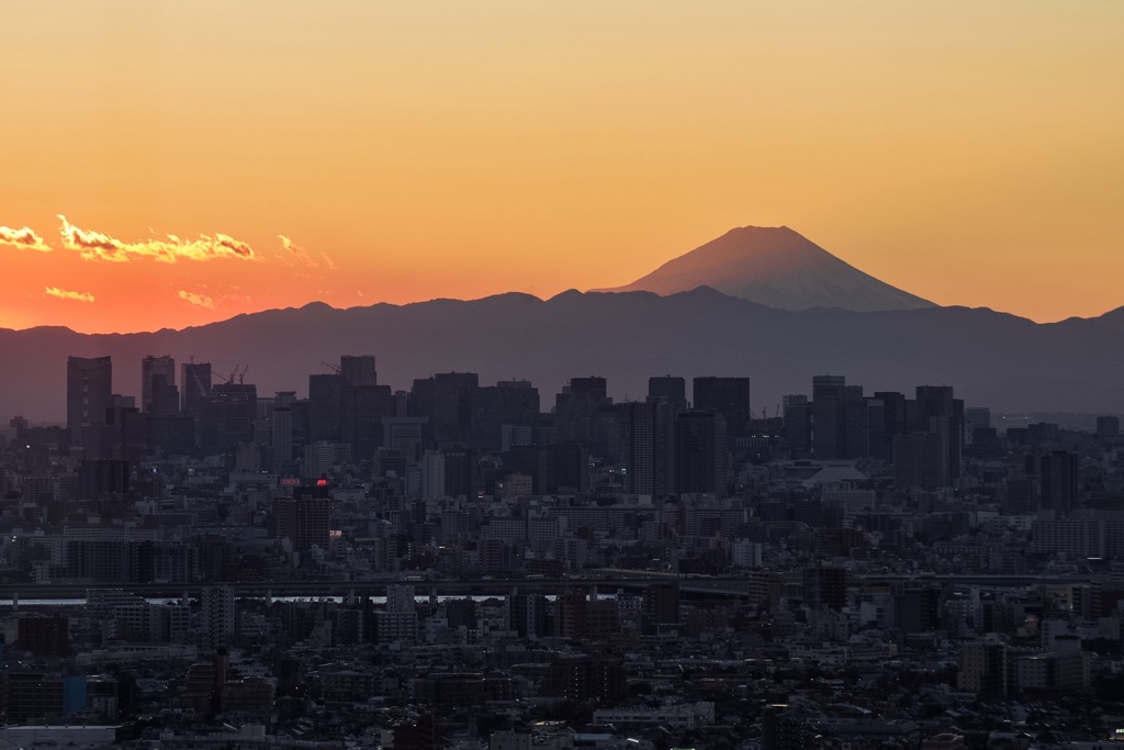 わが町からの富士山