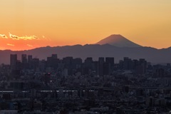わが町からの富士山