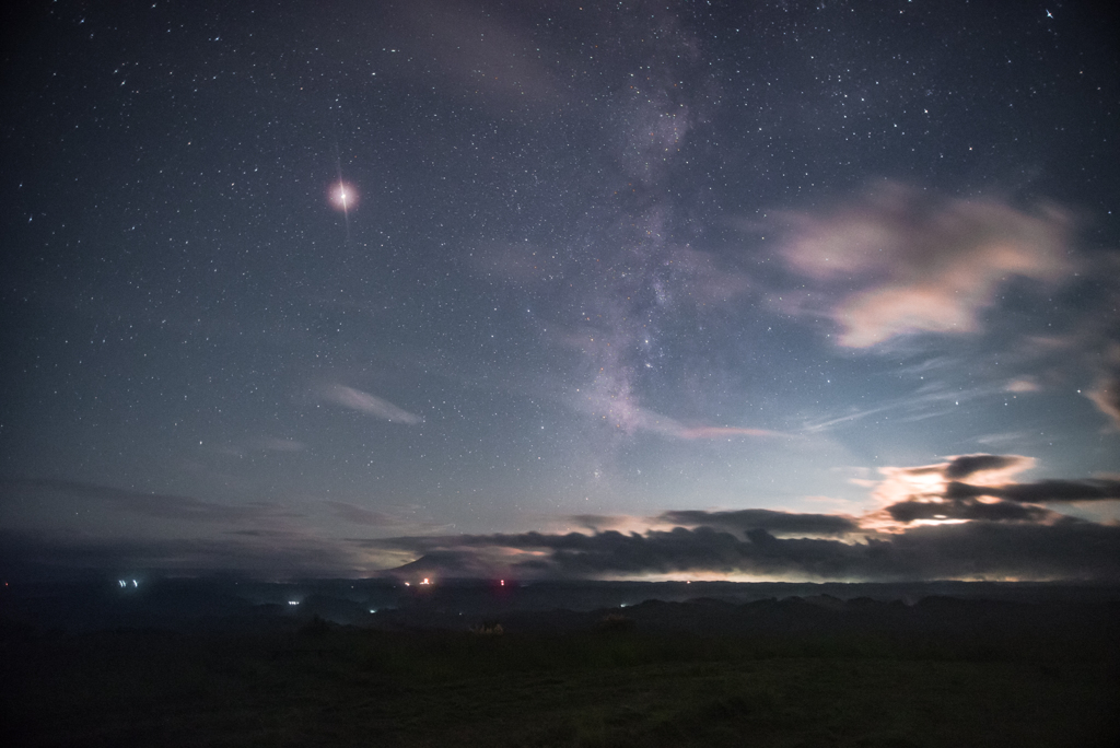 高原の星空