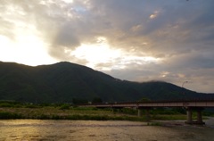 千曲川の朝