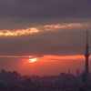 今日の夕陽