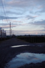 夕暮れ