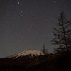 富士山と星空