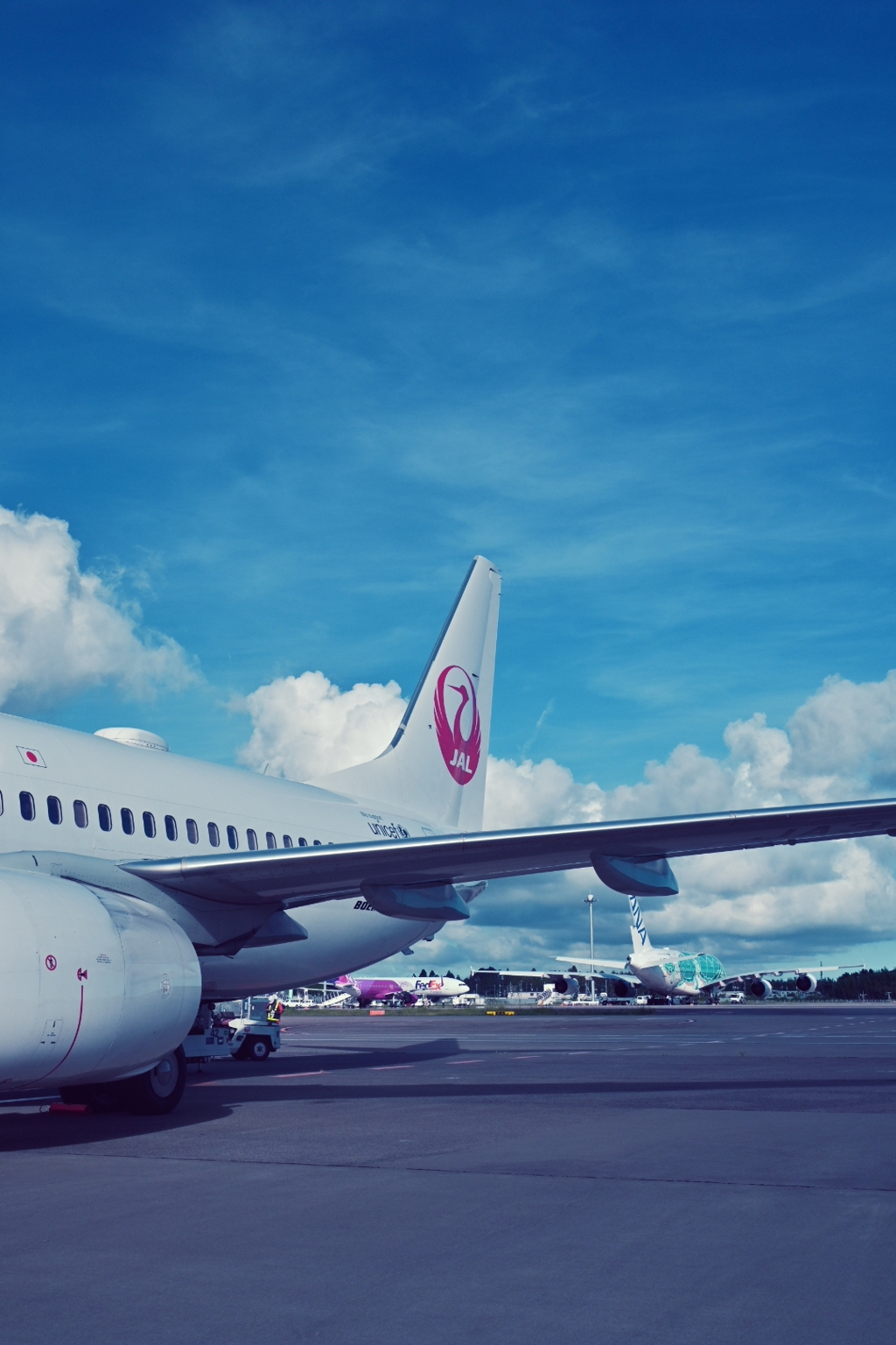 搭乗した航空機