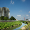 川と空