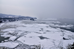プユニ岬の流氷