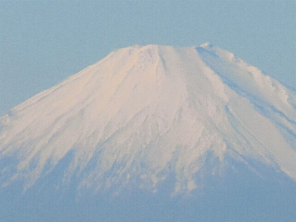 遠くの富士が今日ははっきり