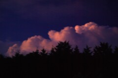 夕暮れ時の雲