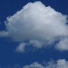 ぽわぽわ…シュークリームのような雲