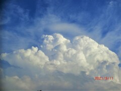 雲百態…さっきの雨雲はどこへ行った？