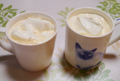 ウィンナコーヒー風に…