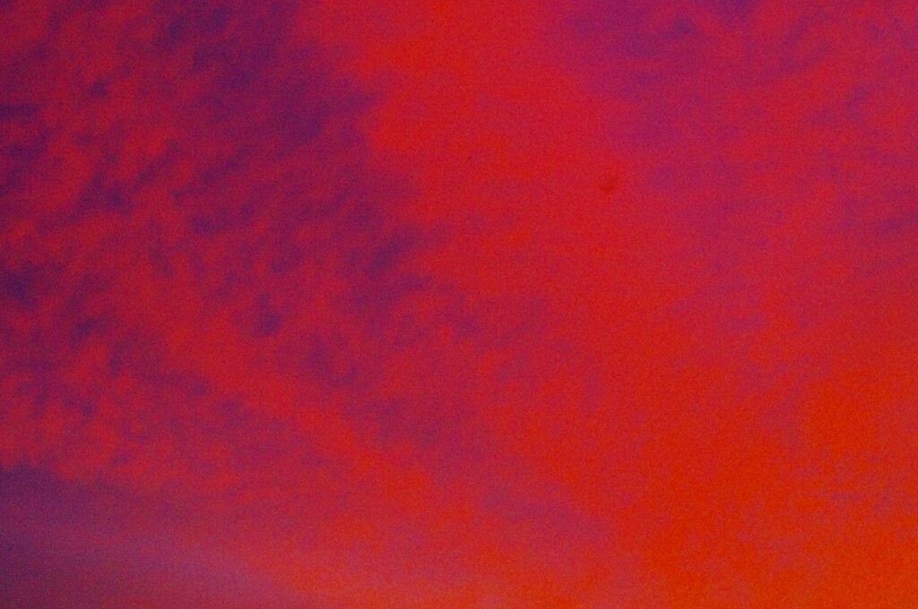 不気味な夕焼け②
