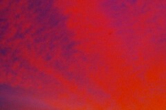 不気味な夕焼け②