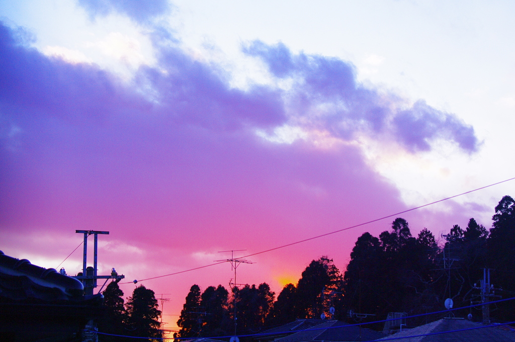 夕暮れ時
