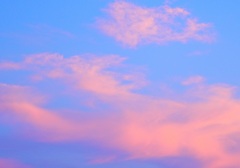 昨日の「夕焼け雲」