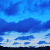 夕暮れ時の雲(右)