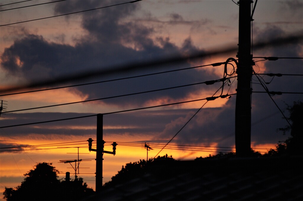 夕暮れの街角1