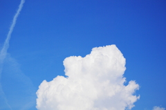 夏雲と一緒に