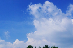 夏雲崩れる…