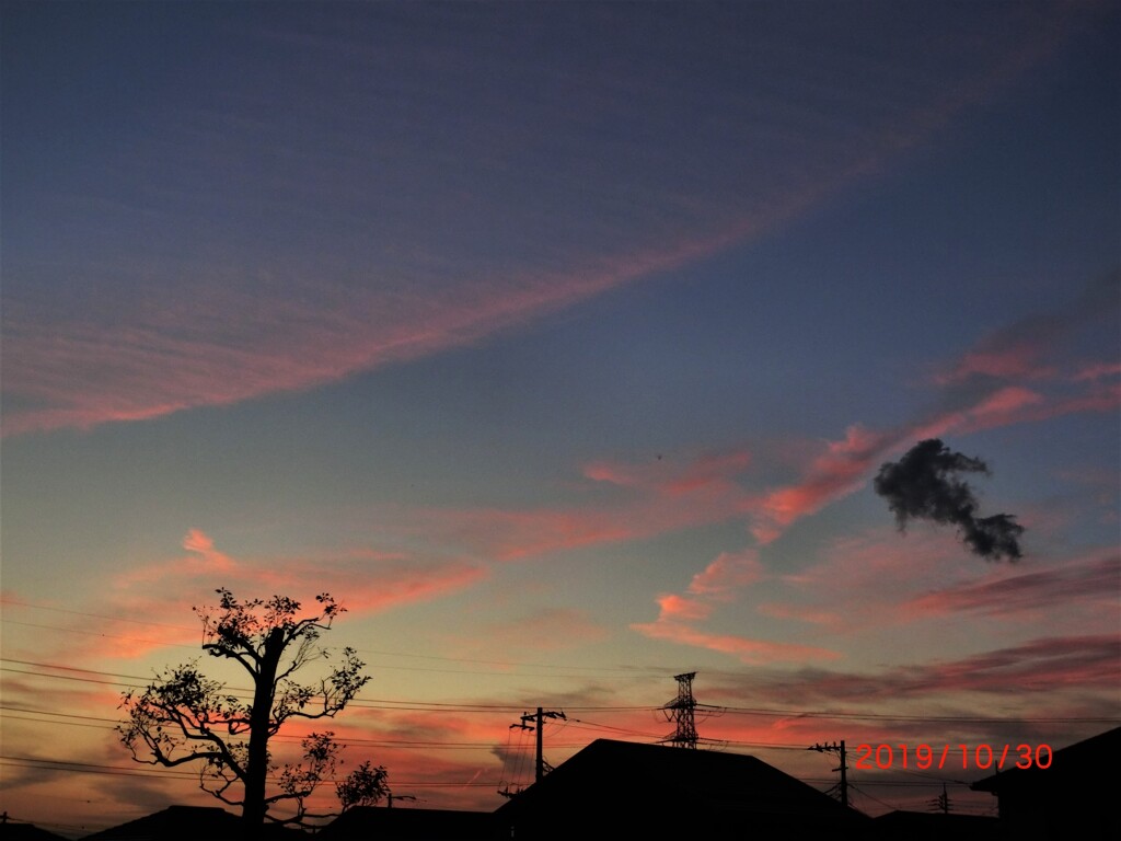 今日の夕焼け2