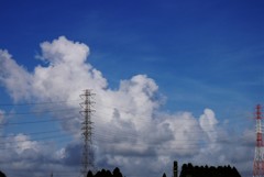 夏雲流れる