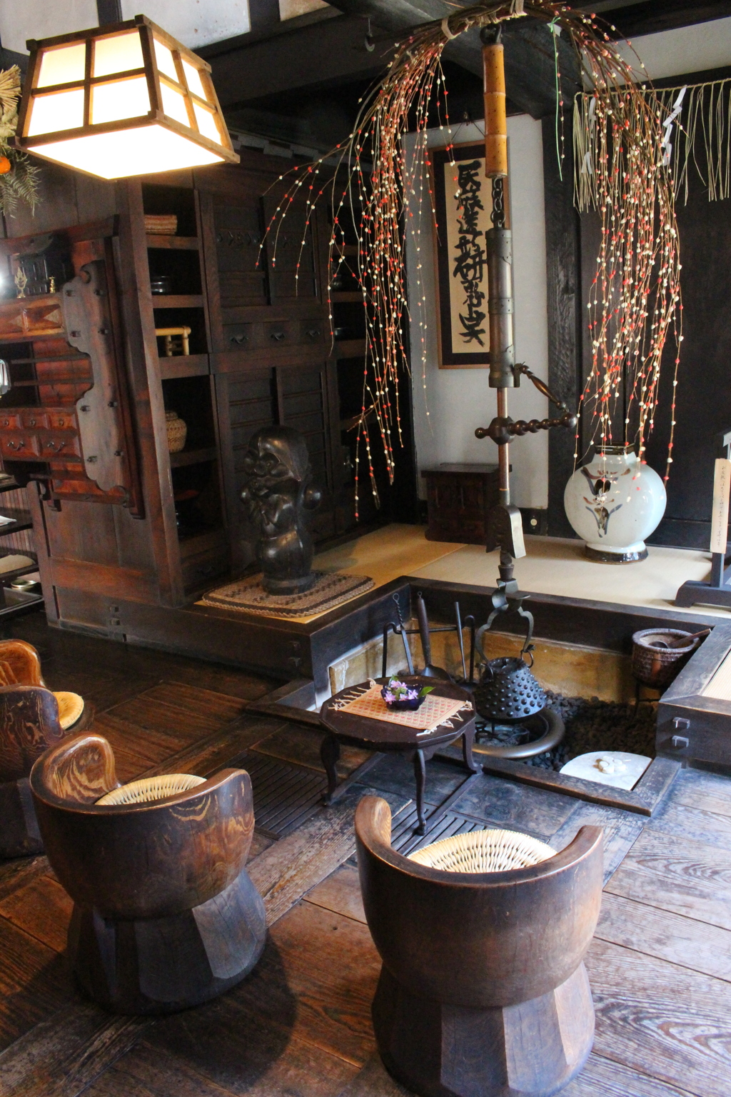 河井寛次郎記念館　丸椅子