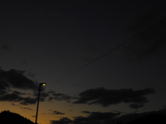 夕暮れ前