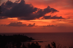 海、夕暮れ