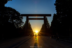 Sunset in Tokyo 〜 Yasukuni