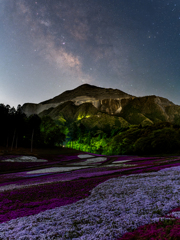 Milky Way over Pyramid