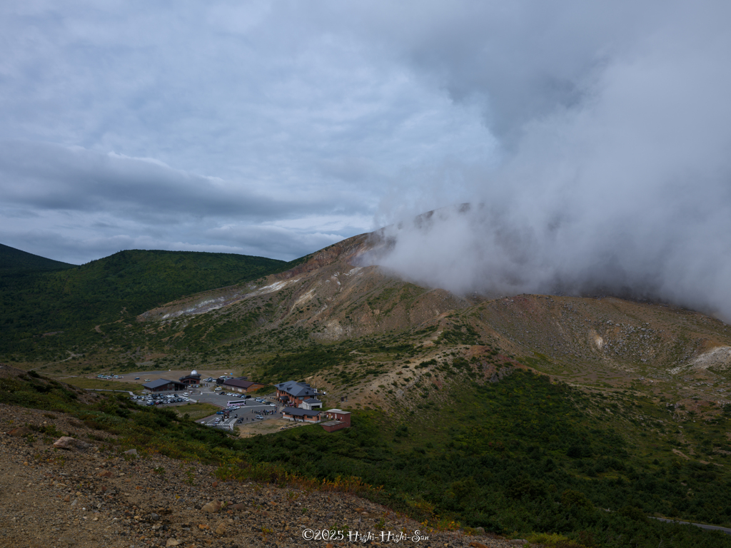 雲の中へ