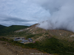 雲の中へ