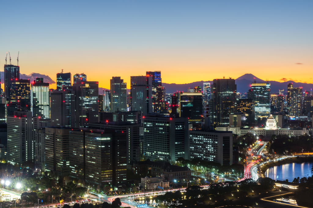 Sunset in Tokyo 2024Fin.