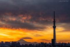 Sunset in TOKYO 〜 首都圏炎上