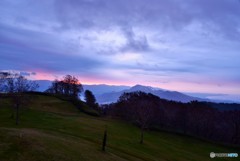 洞爺湖の夜明け