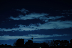 夜散歩がてら