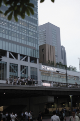 新宿駅の風景