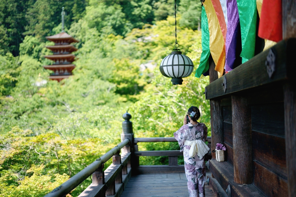 本堂舞台からの眺め